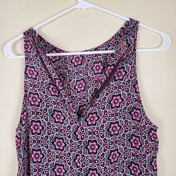 Chelsea & Theodore Purple Black Geometric Tank Size medium - Picture 6 of 6